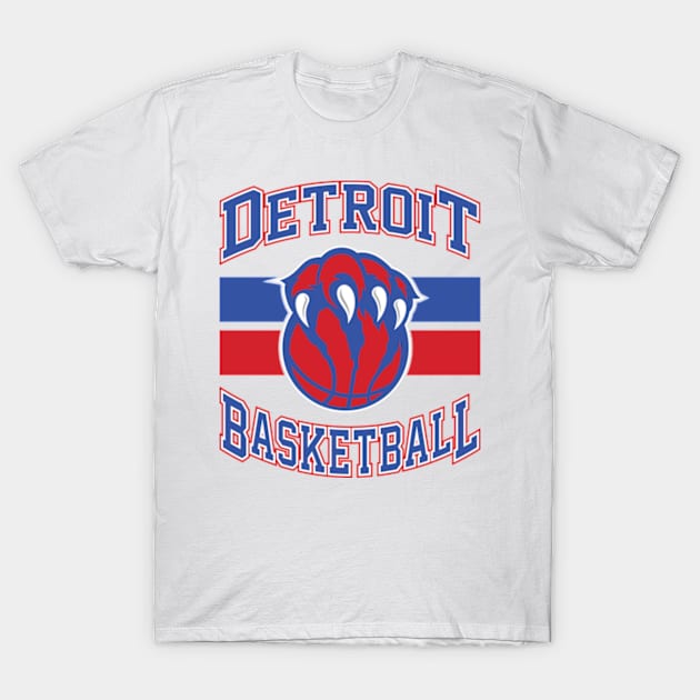 Detroit Basketball T-Shirt by apparel-art72